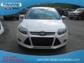 2013 White Platinum Ford Focus Titanium Hatchback  photo #3