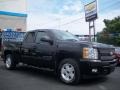 2011 Black Chevrolet Silverado 1500 LT Extended Cab 4x4  photo #3