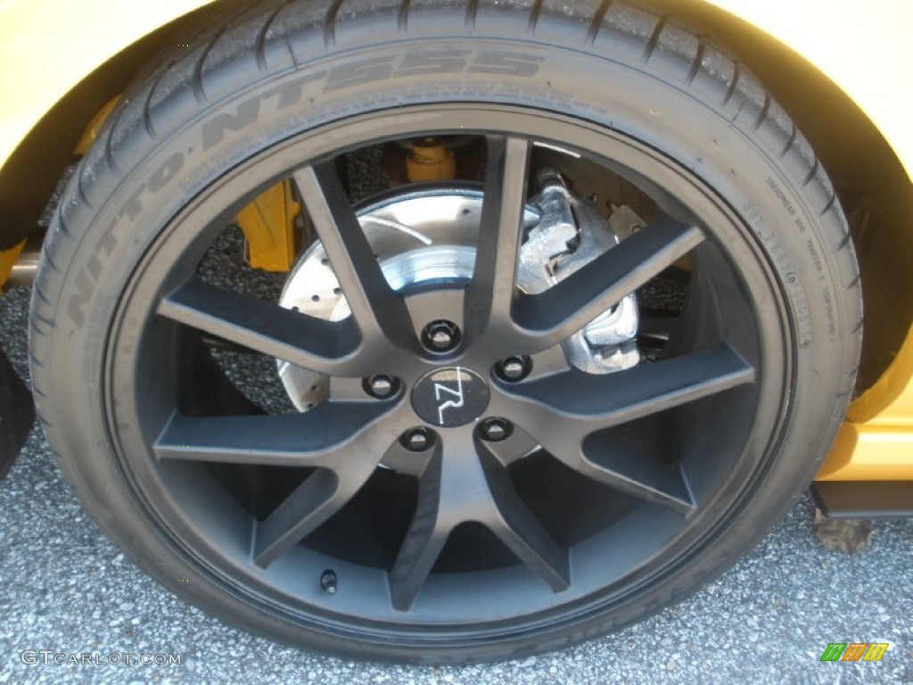 2011 Mustang GT Premium Coupe - Yellow Blaze Metallic Tri-coat / Charcoal Black photo #13