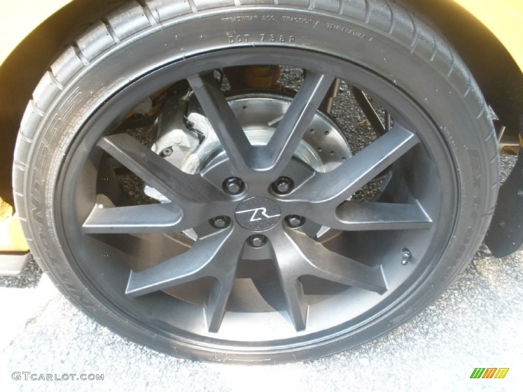 2011 Mustang GT Premium Coupe - Yellow Blaze Metallic Tri-coat / Charcoal Black photo #14