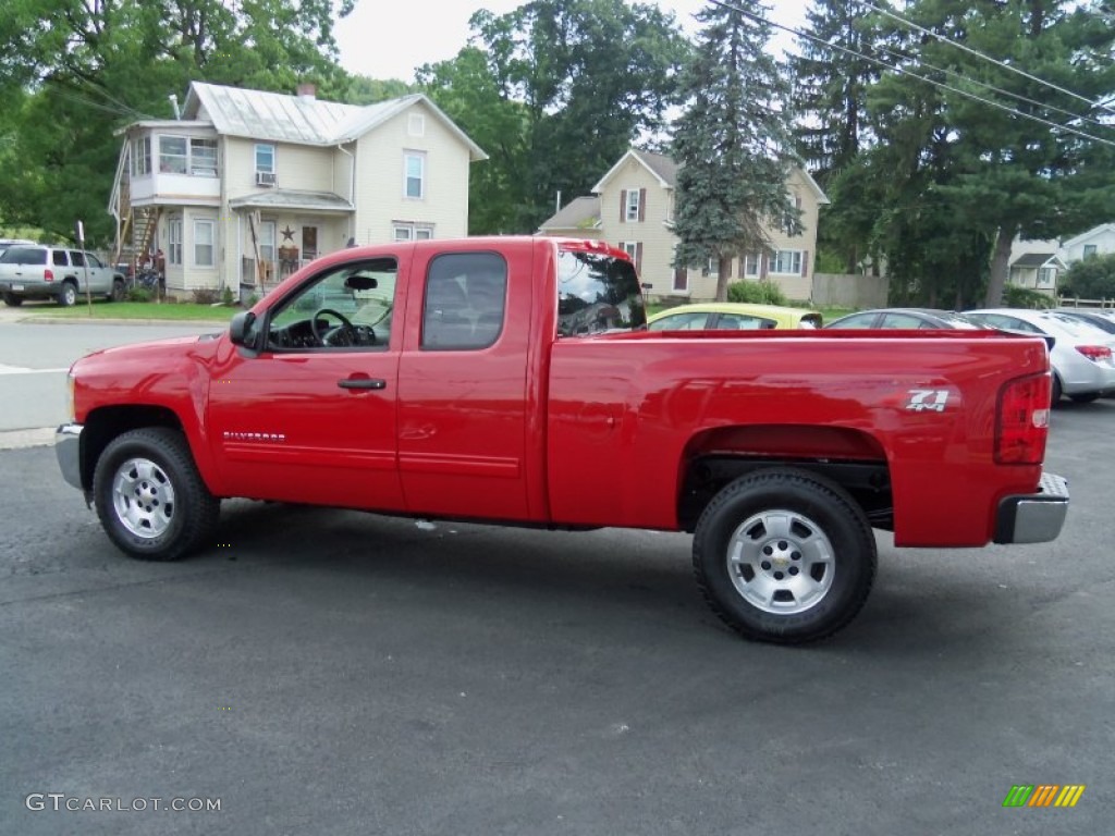 2013 Silverado 1500 LT Extended Cab 4x4 - Victory Red / Ebony photo #5