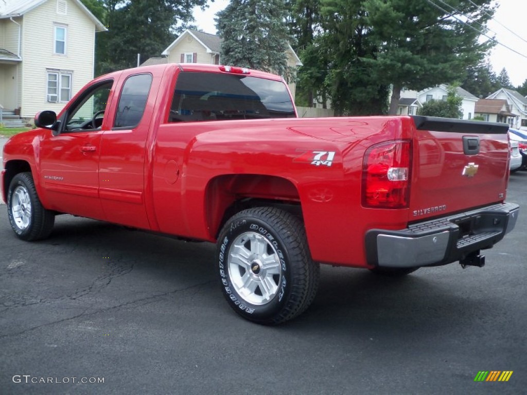 2013 Silverado 1500 LTZ Extended Cab 4x4 - Victory Red / Ebony photo #7