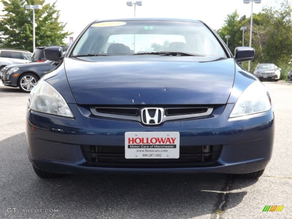 2003 Accord LX Sedan - Eternal Blue Pearl / Gray photo #2