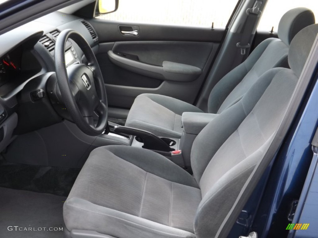 2003 Accord LX Sedan - Eternal Blue Pearl / Gray photo #9