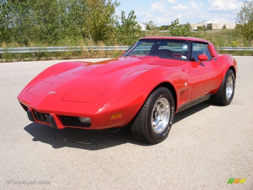 Red Chevrolet Corvette