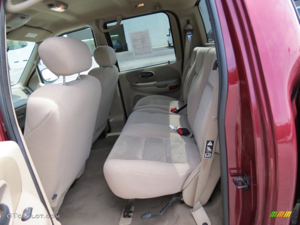 Medium Parchment Beige Interior 2003 Ford F150 XLT SuperCrew Photo #69644380