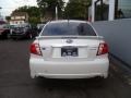 2008 Satin White Pearl Subaru Impreza WRX Sedan  photo #2