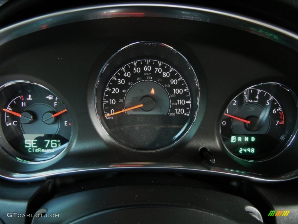 2012 Chrysler 200 S Sedan Gauges Photo #69644761