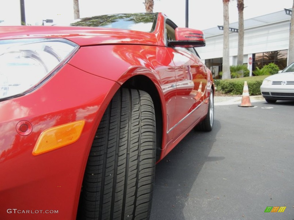 2012 E 350 Coupe - Mars Red / Almond/Mocha photo #9