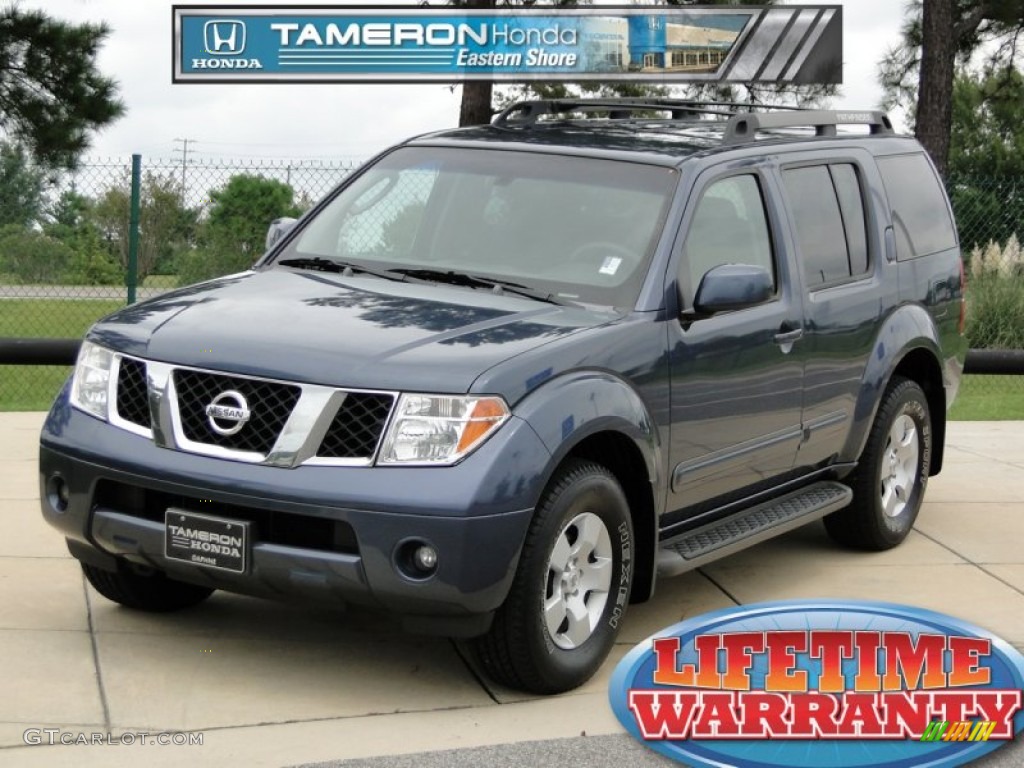 2007 Pathfinder SE - Silverton Blue / Graphite photo #1