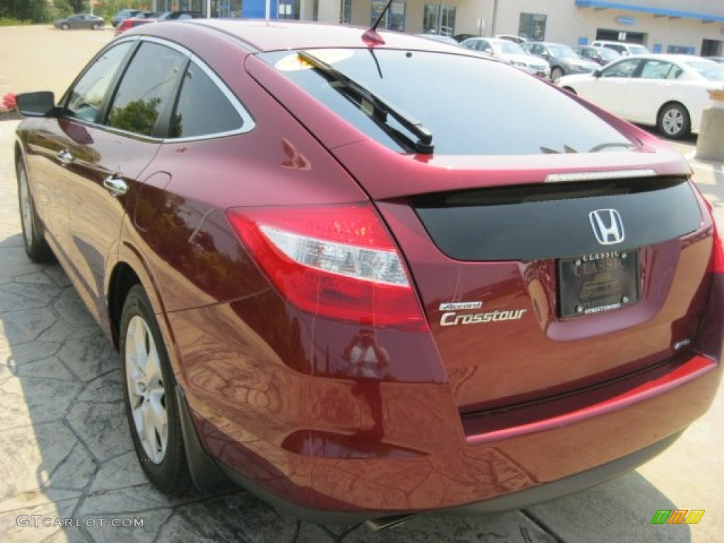 2010 Accord Crosstour EX-L 4WD - Tango Red Pearl / Ivory photo #6