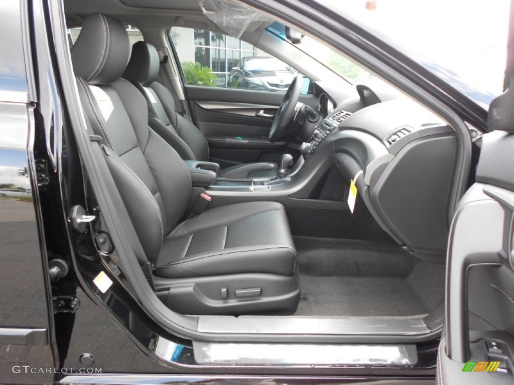 Ebony Interior 2012 Acura TL 3.7 SH-AWD Advance Photo #69653947