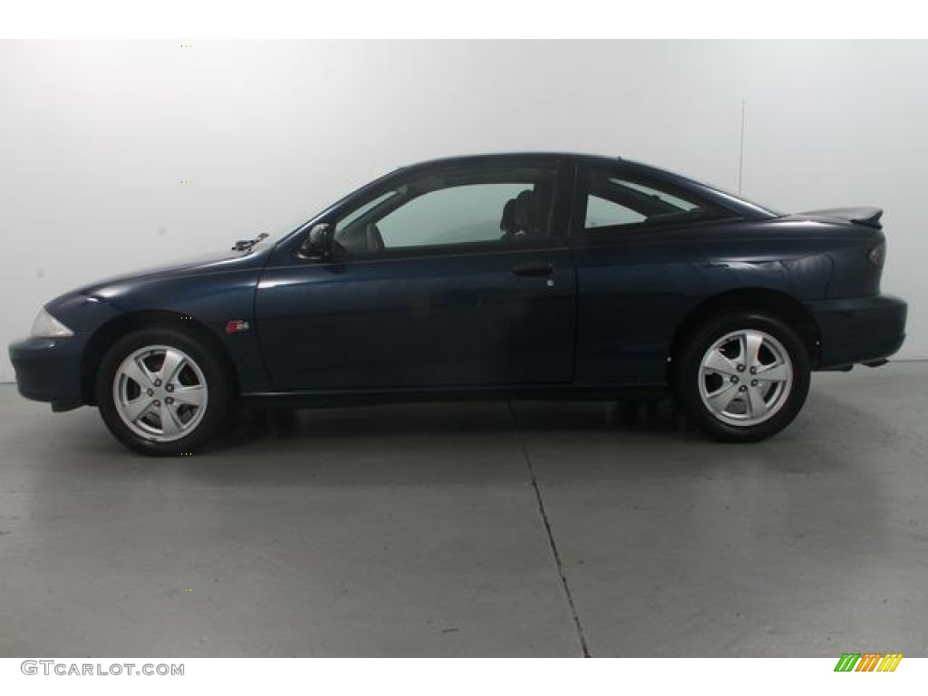 Indigo Blue Metallic 2001 Chevrolet Cavalier Z24 Coupe Exterior Photo #69654572