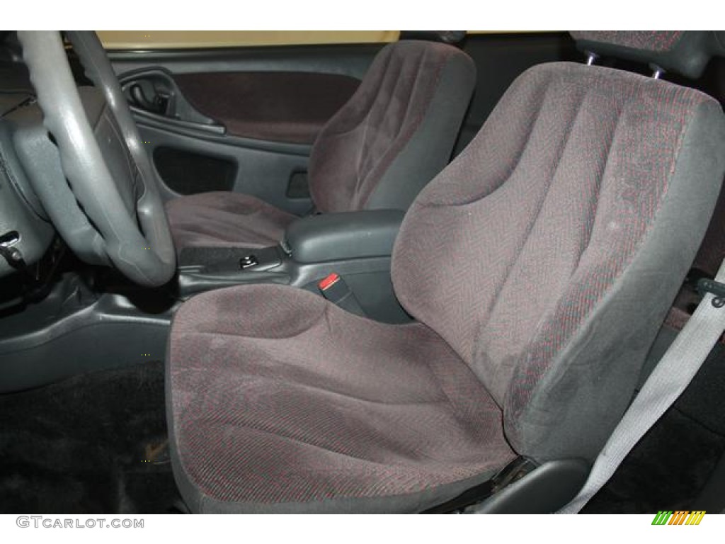 Graphite Interior 2001 Chevrolet Cavalier Z24 Coupe Photo #69654623
