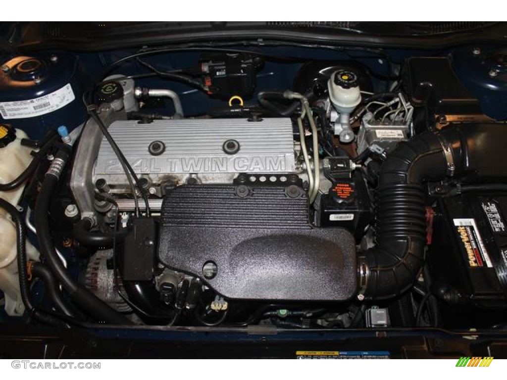 2001 Chevrolet Cavalier Z24 Coupe 2.4 Liter DOHC 16-Valve 4 Cylinder Engine Photo #69654723