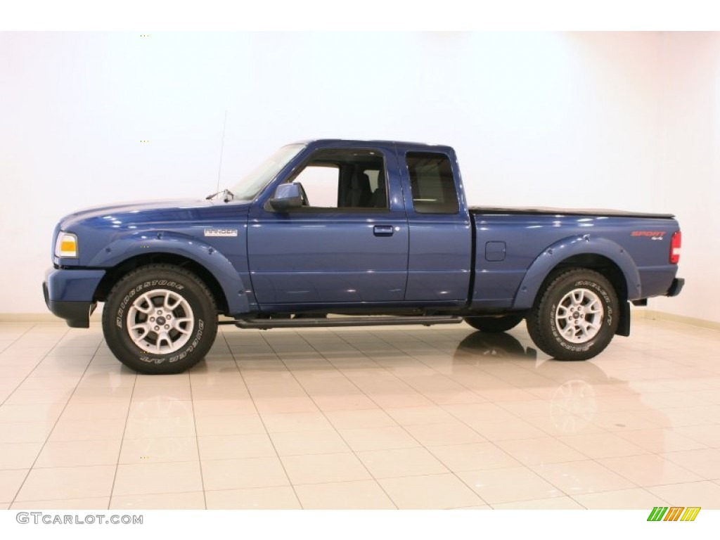 Vista Blue Metallic 2008 Ford Ranger Sport SuperCab 4x4 Exterior Photo #69655261