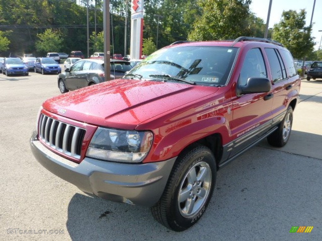 Inferno Red Pearl 2004 Jeep Grand Cherokee Columbia Edition 4x4 Exterior Photo #69655573
