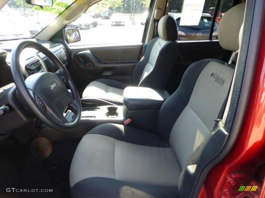 2004 Jeep Grand Cherokee Columbia Edition 4x4 Front Seat Photo #69655648