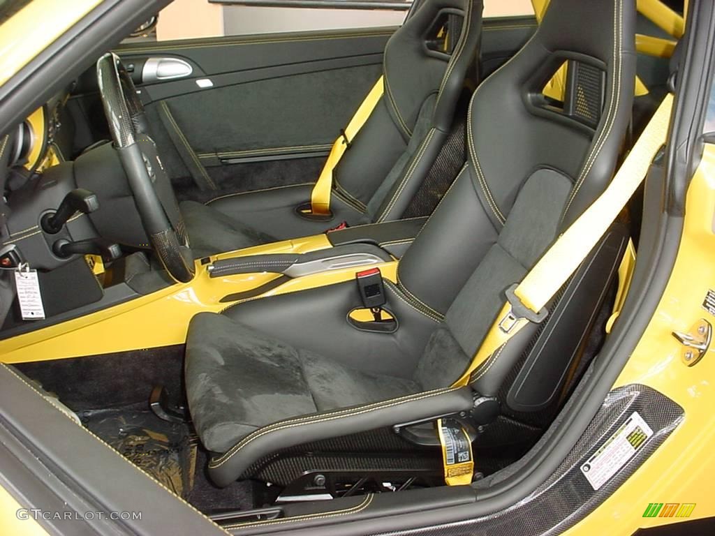 2008 911 GT2 - Speed Yellow / Black photo #13