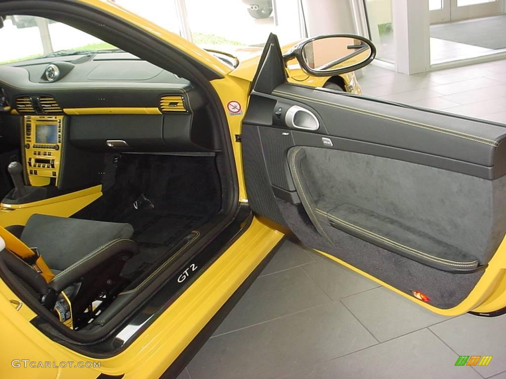 2008 911 GT2 - Speed Yellow / Black photo #15