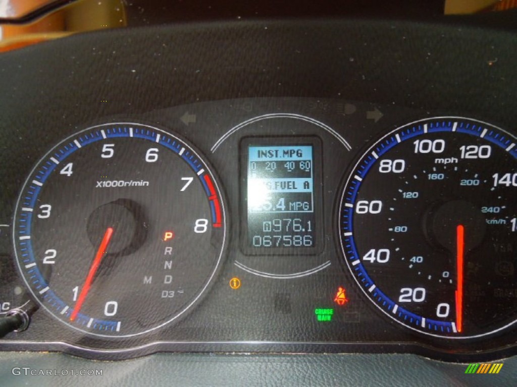 2007 Acura TSX Sedan Gauges Photo #69656161