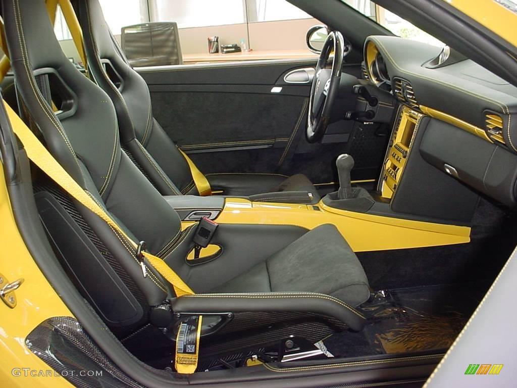 2008 911 GT2 - Speed Yellow / Black photo #16