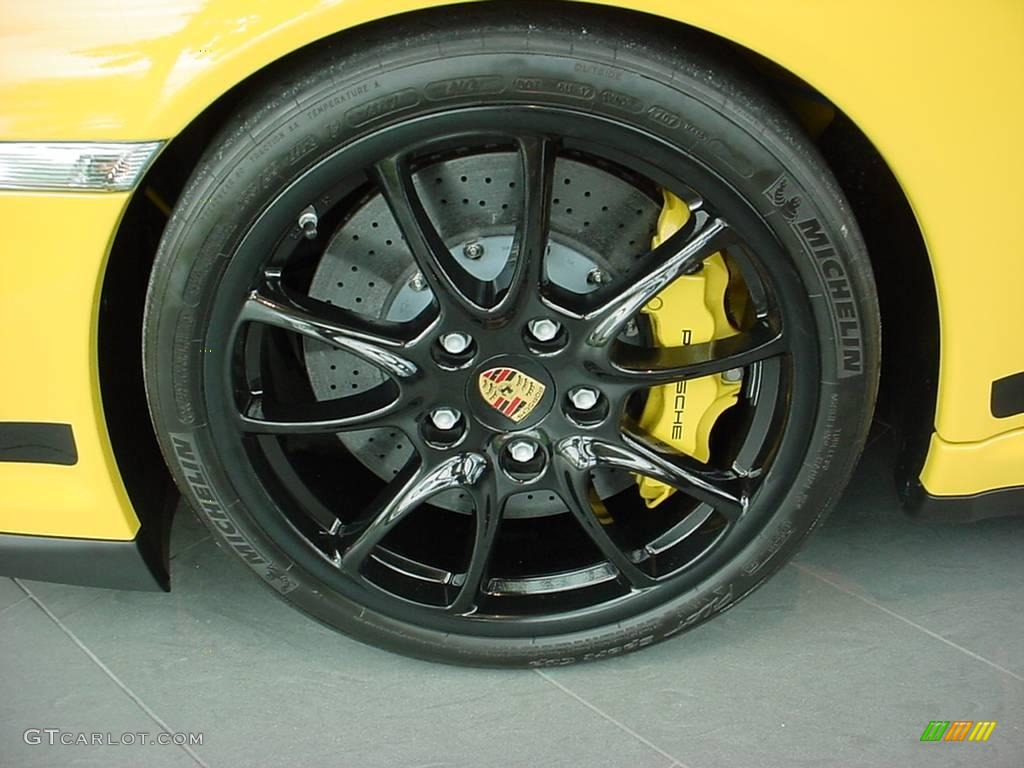 2008 911 GT2 - Speed Yellow / Black photo #19