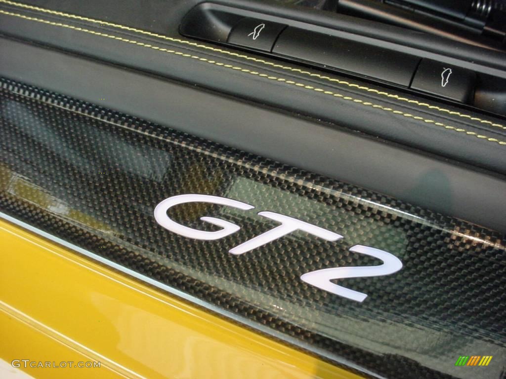 2008 911 GT2 - Speed Yellow / Black photo #20