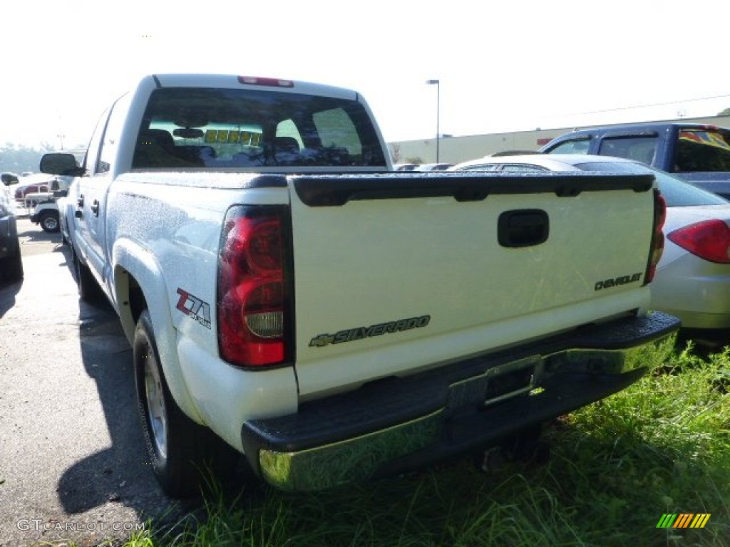 2005 Silverado 1500 LT Crew Cab 4x4 - Summit White / Dark Charcoal photo #3