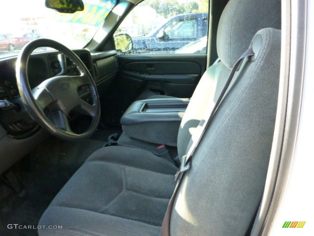 2005 Silverado 1500 LT Crew Cab 4x4 - Summit White / Dark Charcoal photo #7