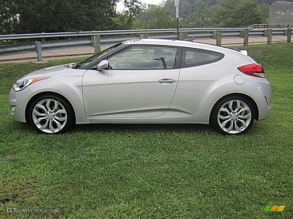 Ironman Silver 2012 Hyundai Veloster Standard Veloster Model Exterior Photo #69658533