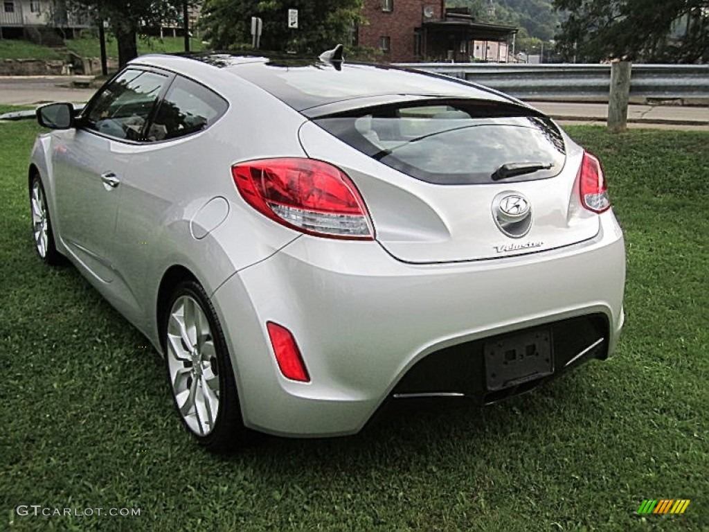 Ironman Silver 2012 Hyundai Veloster Standard Veloster Model Exterior Photo #69658554