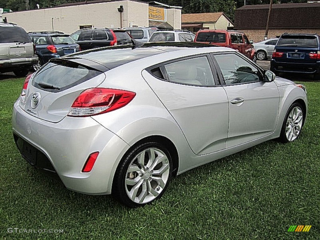 Ironman Silver 2012 Hyundai Veloster Standard Veloster Model Exterior Photo #69658584