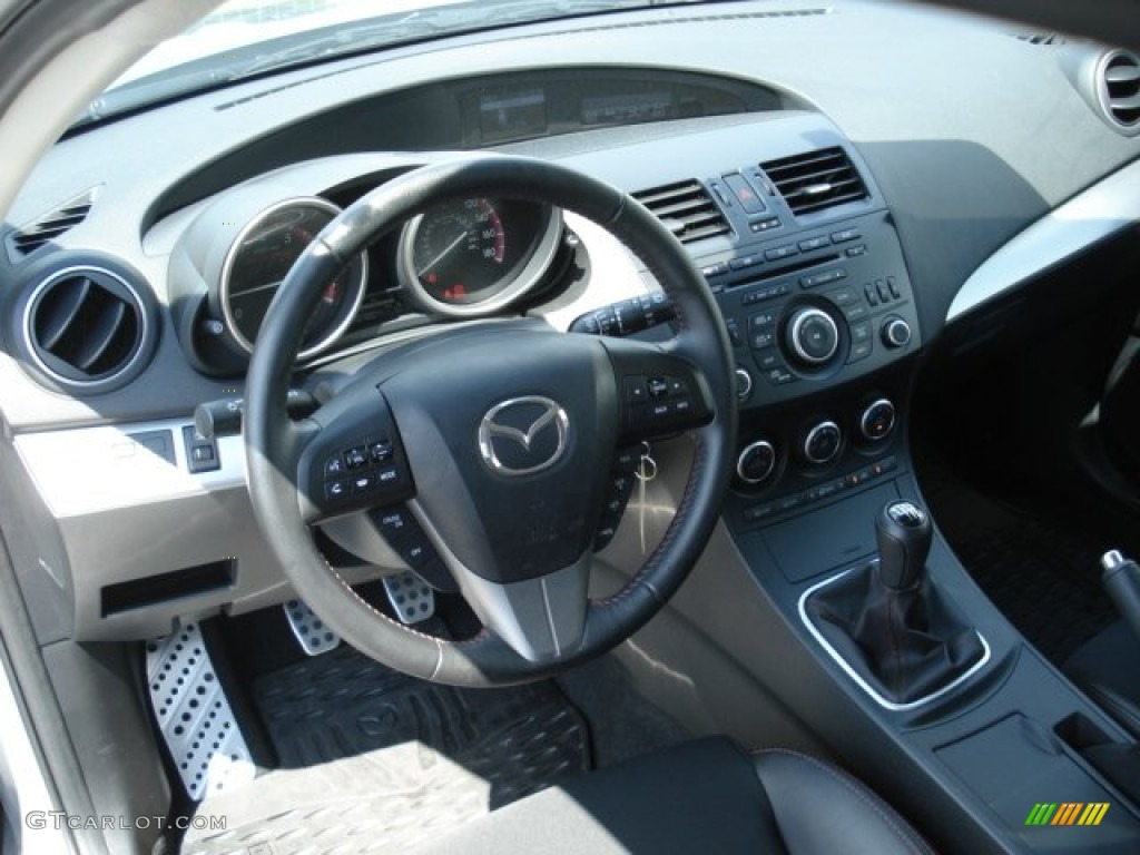 MAZDASPEED Black/Red Interior 2012 Mazda MAZDA3 MAZDASPEED3 Photo #69658587