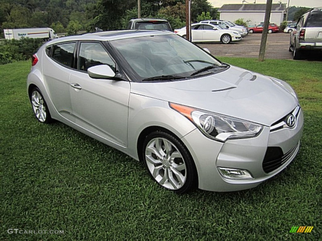 Ironman Silver 2012 Hyundai Veloster Standard Veloster Model Exterior Photo #69658605