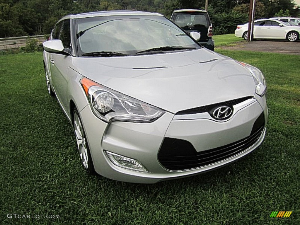 Ironman Silver 2012 Hyundai Veloster Standard Veloster Model Exterior Photo #69658617