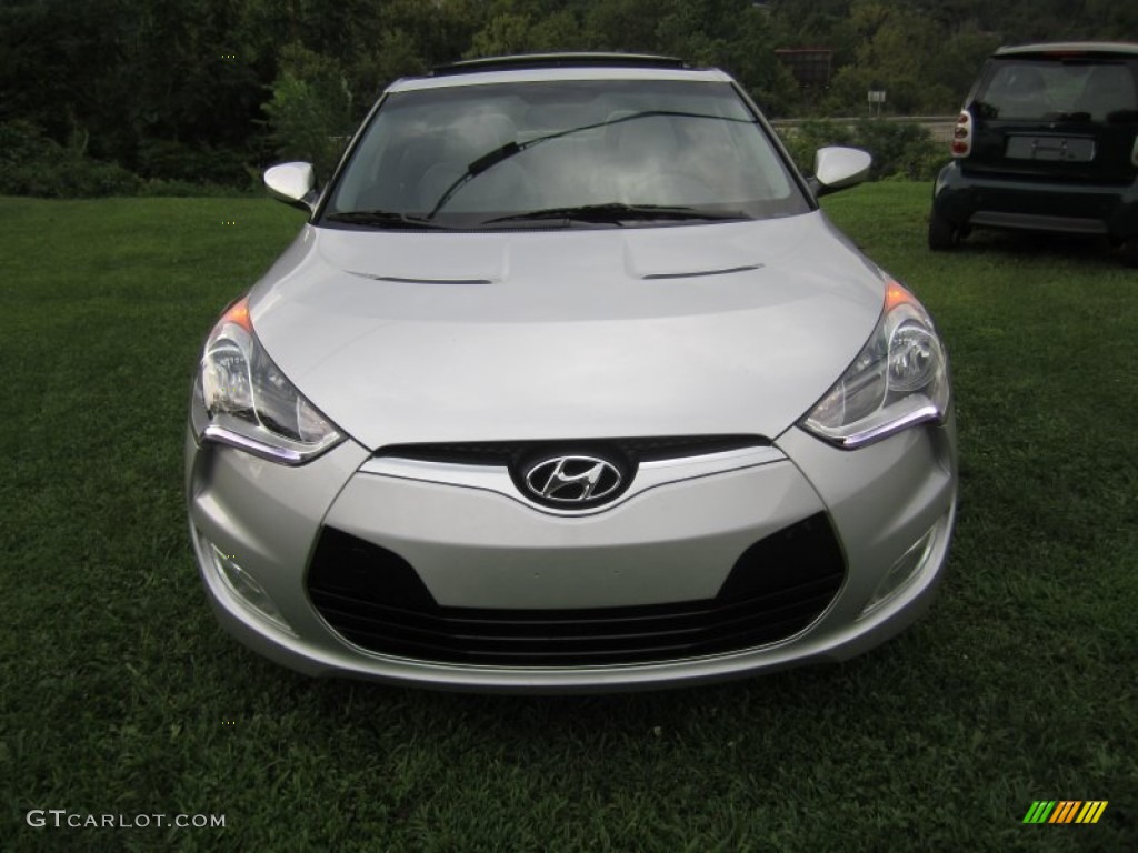 Ironman Silver 2012 Hyundai Veloster Standard Veloster Model Exterior Photo #69658719