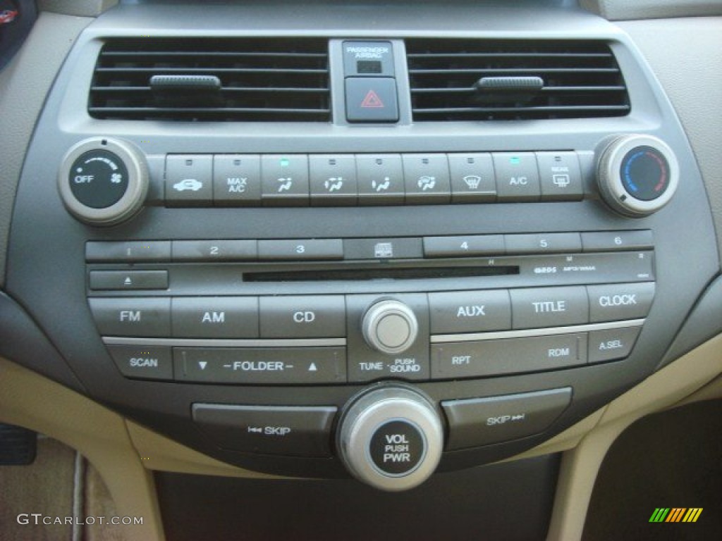 2009 Accord LX-P Sedan - Crystal Black Pearl / Gray photo #14