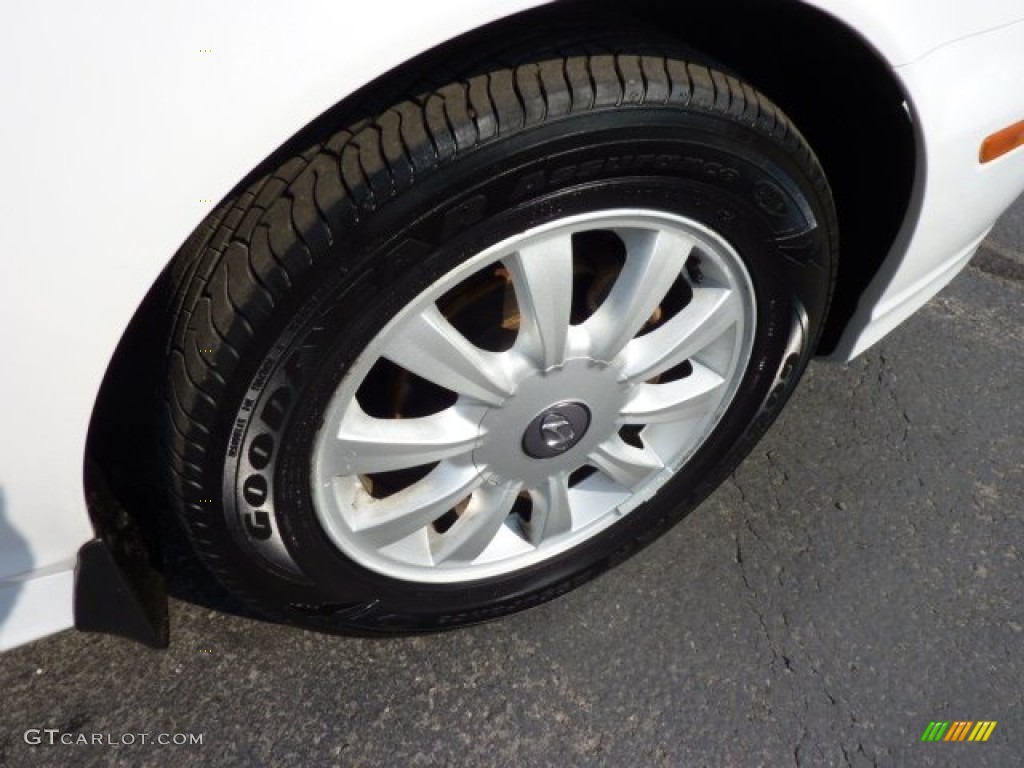 2002 Sonata GLS V6 - Noble White / Black photo #9