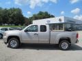 2009 Silver Birch Metallic GMC Sierra 1500 SLE Extended Cab 4x4  photo #2