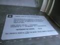 Info Tag of 2009 Sierra 1500 SLE Extended Cab 4x4