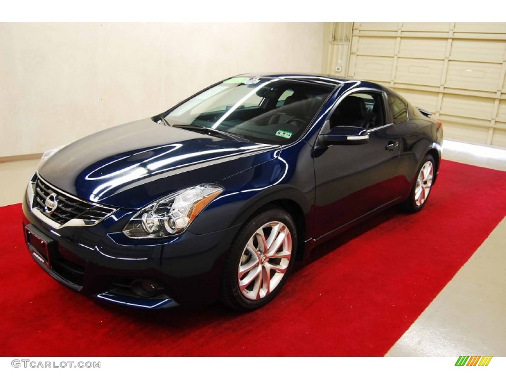 2012 Altima 3.5 SR Coupe - Navy Blue / Charcoal photo #3