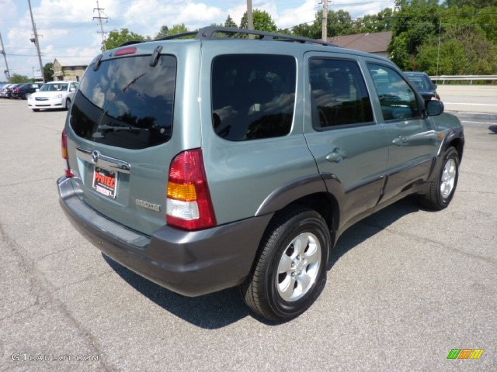 2003 Tribute LX-V6 4WD - Light Cypress Green Metallic / Dark Flint Gray photo #7