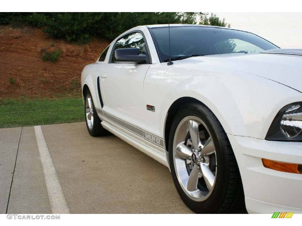 2007 Mustang Shelby GT Coupe - Performance White / Dark Charcoal photo #8