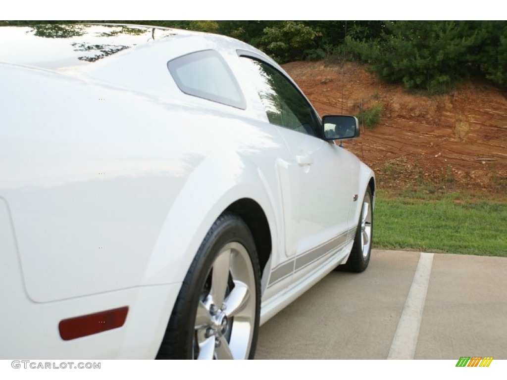 2007 Mustang Shelby GT Coupe - Performance White / Dark Charcoal photo #10