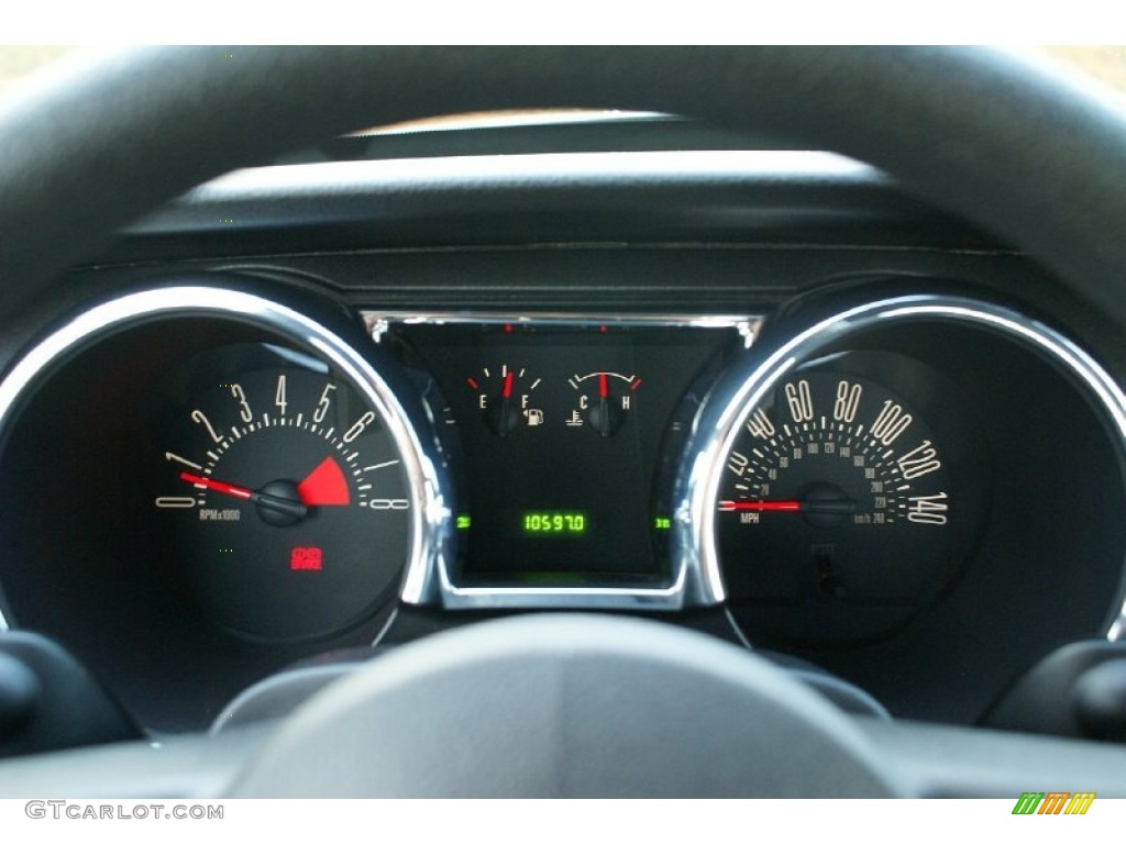 2007 Ford Mustang Shelby GT Coupe Gauges Photo #69662307