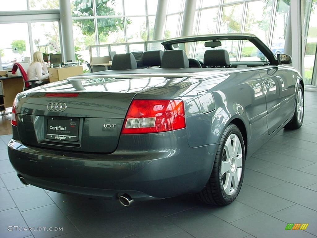 2006 A4 1.8T Cabriolet - Dolphin Gray Metallic / Ebony photo #5