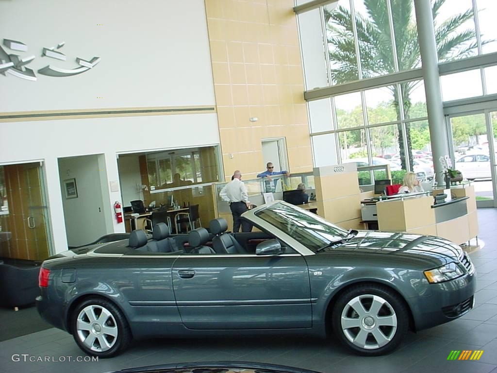 2006 A4 1.8T Cabriolet - Dolphin Gray Metallic / Ebony photo #6