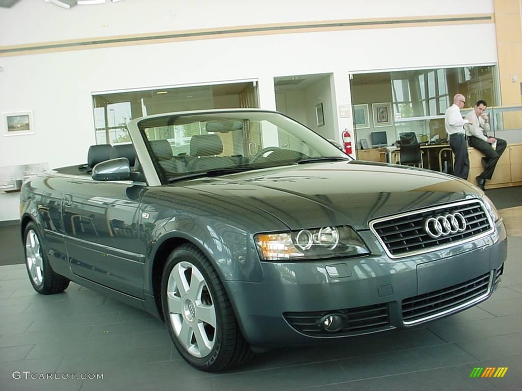 2006 A4 1.8T Cabriolet - Dolphin Gray Metallic / Ebony photo #7