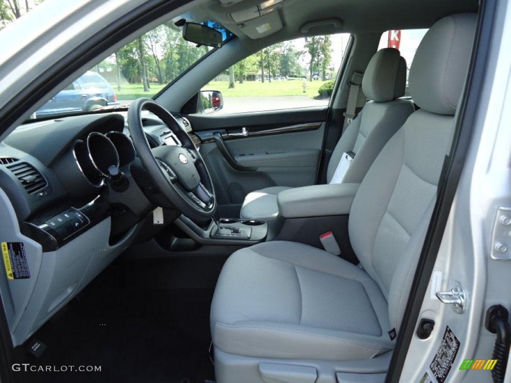Gray Interior 2012 Kia Sorento LX V6 Photo #69662676